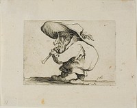 Flageolet Player, from Varie Figure Gobbi by Jacques Callot