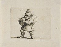 Bagpipe Player, from Varie Figure Gobbi by Jacques Callot