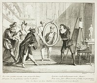 Plate from Livre de Scènes Comiques by Gabriel Huquier