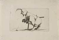 Cripple with a Cap, from Varie Figure Gobbi by Jacques Callot