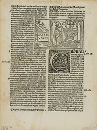 King Solomon in Prayer from Biblia cum tabula (also called Biblia Latina or Mallermi’s Bible), Plate 53 from Woodcuts from Books of the 15th Century by Monogrammist b