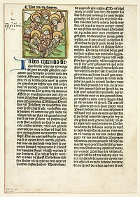 The Seven Sleepers from Der Heiligen Leben, Sommerteil (Lives of the Saints, Summertime), Plate 39 from Woodcuts from Books of the 15th Century by Unknown artist (Illustrator)