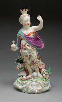 Allegorical Figure of Europe by Derby Porcelain Manufactory