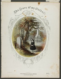 The Grave of My Mother by Napoleon Sarony