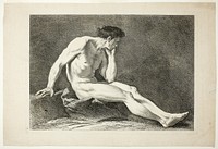 Figure, from Six Figures Académiques by Carle van Loo