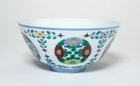 Bowl with Floral Medallions and Stems