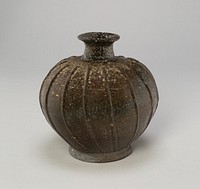 Jar with Vertical Ribs