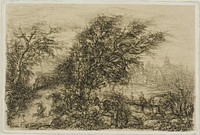 Trees Bending in the Wind by Rodolphe Bresdin