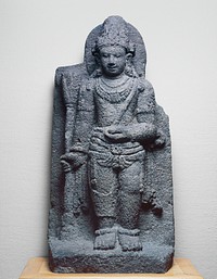 Bodhisattva Manjushri Holding a Blue Lotus (Utpala)