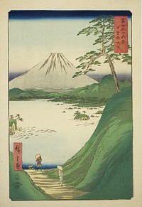 Misaka Pass in Kai Province (Kai Misakagoe), from the series "Thirty-six Views of Mount Fuji (Fuji sanjurokkei)" by Utagawa Hiroshige