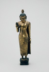 Buddha Standing with Hand in the Gesture of Reassurance (Abhayamudra)