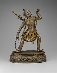 Tantric Female Enlightened Being (Vajrayogini) Holding a Skull Cup