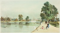 The Horseguards from St. James's Park, plate fourteen from Original Views of London as It Is by Thomas Shotter Boys