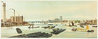 Westminster, from Waterloo Bridge, plate nineteen from Original Views of London as It Is by Thomas Shotter Boys