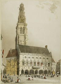 South Porch of Chartres Cathedral by Thomas Shotter Boys