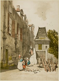 L'Abaye St. Amand, Rouen by Thomas Shotter Boys