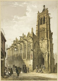 Church of St. Severin, Paris by Thomas Shotter Boys