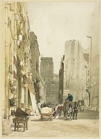 Rue Notre Dame, Paris by Thomas Shotter Boys