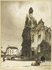 Church of St. Etienne du Mont, Paris by Thomas Shotter Boys