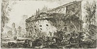 Tomb of the Scipios, plate 18 from Some Views of Triumphal Arches and other arches by Giovanni Battista Piranesi