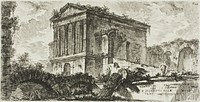 Temple of Clitumnus between Foligno and Spoleto, plate 26 from Some Views of Triumphal Arches and other monuments by Giovanni Battista Piranesi