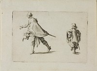 A Gentleman and his Page, from The Caprices by Jacques Callot