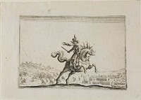 The Commander on Horseback, from The Caprices by Jacques Callot