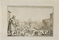 The March from the Palace of the Annunciation to Florence, from The Caprices by Jacques Callot