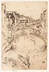 The Bridge, Santa Marta by James McNeill Whistler