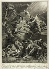 Christ at Gethsemane by Pierre-Imbert Drevet