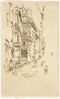 Chancellerie, Loches by James McNeill Whistler