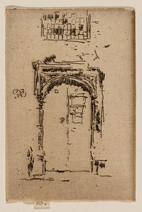 Church Doorway, EdgwareImpression: Art Institute of ChicagoArt Institute of Chicago(1924.659)Church Doorway, Edgware by James McNeill Whistler