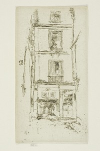 Rue des Bons Enfants, Tours by James McNeill Whistler