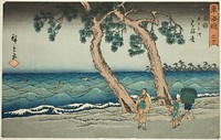 Hamamatsu—No. 30, from the series "Fifty-three Stations of the Tokaido (Tokaido gojusan tsugi)," also known as the Reisho Tokaido by Utagawa Hiroshige