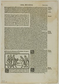 Quomodo debeamus uti liberalitate ad captandam multitudinis beniuolentiam (How We Must Use Liberality to Capture the Favor of the Multitude) from De Officiis by Cicero, plate 82 from Woodcuts from Books of the XVI Century by Unknown artist