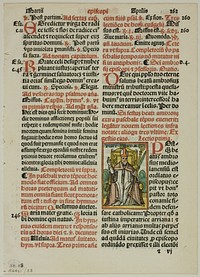 A Bishop from Breuiarium iuxta ritu predicatorum, plate 83 from Woodcuts from Books of the XVI Century by Unknown artist