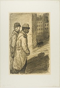 Errant dogs by Théophile-Alexandre Pierre Steinlen