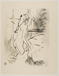 Study of a Woman by Henri de Toulouse-Lautrec