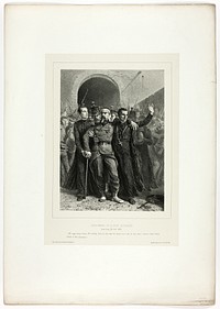 Devotion of the Catholic clergy in Rome, April 30, 1849, from Souvenirs d’Italie: Expédition de Rome by Denis Auguste Marie Raffet