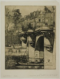 Le Pont Neuf, Paris by Donald Shaw MacLaughlan