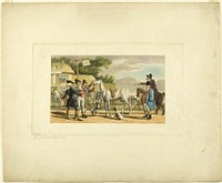 Doctor Syntax Sells Grizzle, from The Tour of Doctor Syntax by Thomas Rowlandson