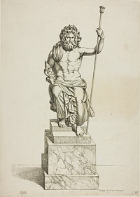 Jupiter, drawn from the collection of M. Denon by Louis Lafitte