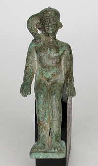 Statuette of the God Harpocrates by Ancient Egyptian