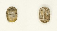 Scarab: Seated Ptah by Ancient Egyptian