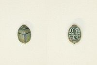 Scarab: Floral Motif by Ancient Egyptian