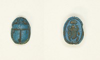 Scarab: Scarab Beetle with Sun Disc by Ancient Egyptian