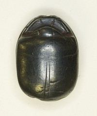 Scarab: Uninscribed by Ancient Egyptian