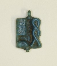 Plaque Amulet with the Name of the God Ptah by Ancient Egyptian