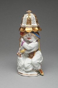 Sugar Caster with Cover (one of a pair) by Meissen Porcelain Manufactory (Manufacturer)