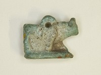 Amulet of a Hathor Cow by Ancient Egyptian